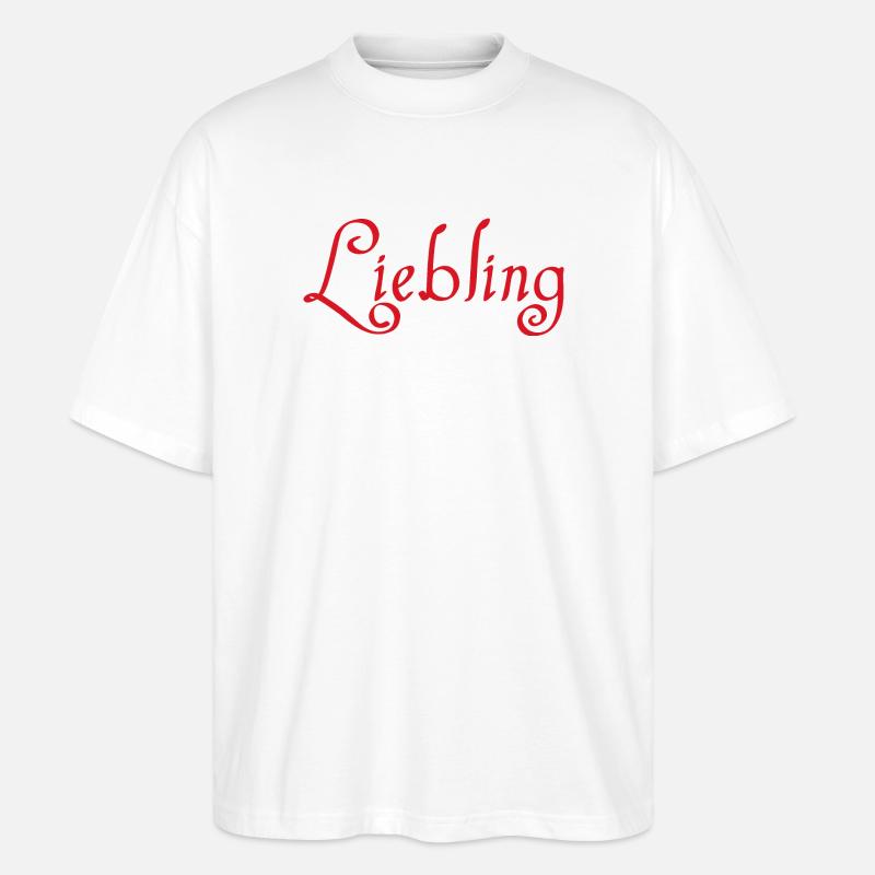 Liebling - Stanley/Stella Oversized Unisex Bio T-Shirt Blaster 2.0 - Weiß