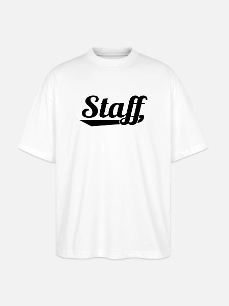2541614 127337063 STAFF - Stanley/Stella Oversized Unisex Bio T-Shirt Blaster 2.0 - Weiß