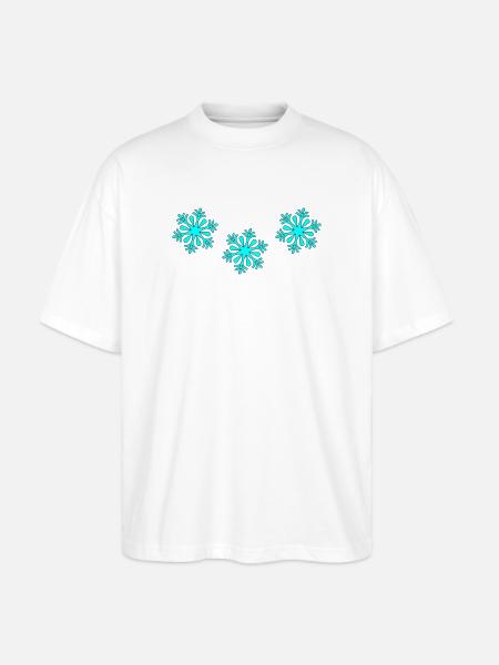 Snow - Stanley/Stella Oversized Unisex Bio T-Shirt Blaster 2.0 - Weiß