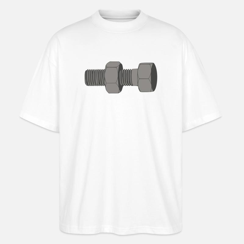 Boulon - T-shirt bio Blaster 2.0 coupe oversize Stanley/Stella Unisexe - blanc