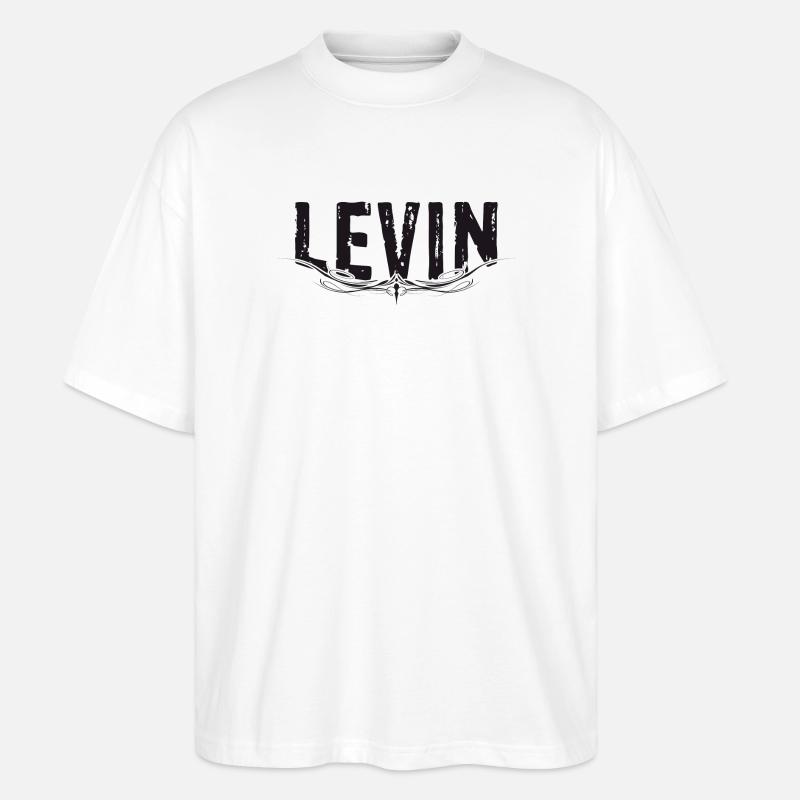 LEVIN A LEGEND - Stanley/Stella Oversized Unisex Bio T-Shirt Blaster 2.0 - Weiß