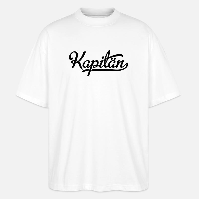 Kapitän - Stanley/Stella Oversized Unisex Bio T-Shirt Blaster 2.0 - Weiß