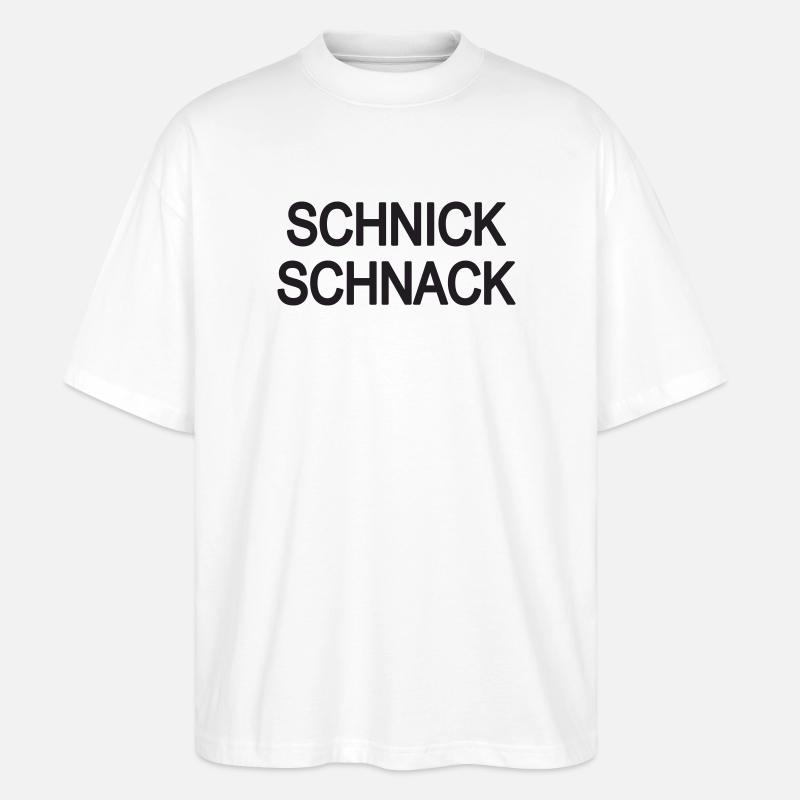 Schnick, Schnack! - Stanley/Stella Oversized Unisex Bio T-Shirt Blaster 2.0 - Weiß