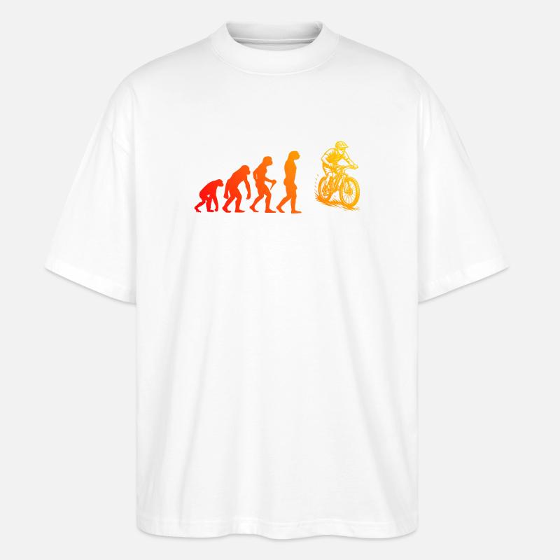 Déclaration directe sur le VTT - T-shirt bio Blaster 2.0 coupe oversize Stanley/Stella Unisexe - blanc