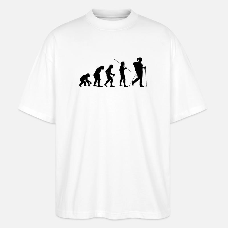 Femme randonneuse Evolution - T-shirt bio Blaster 2.0 coupe oversize Stanley/Stella Unisexe - blanc