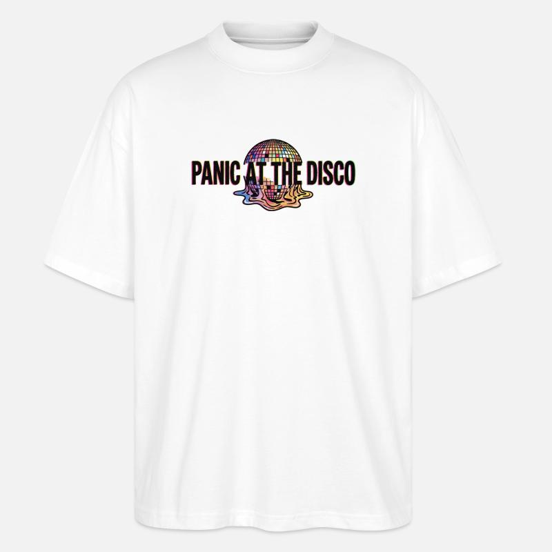 panic-at-the-disco - Stanley/Stella Oversized Unisex Bio T-Shirt Blaster 2.0 - Weiß