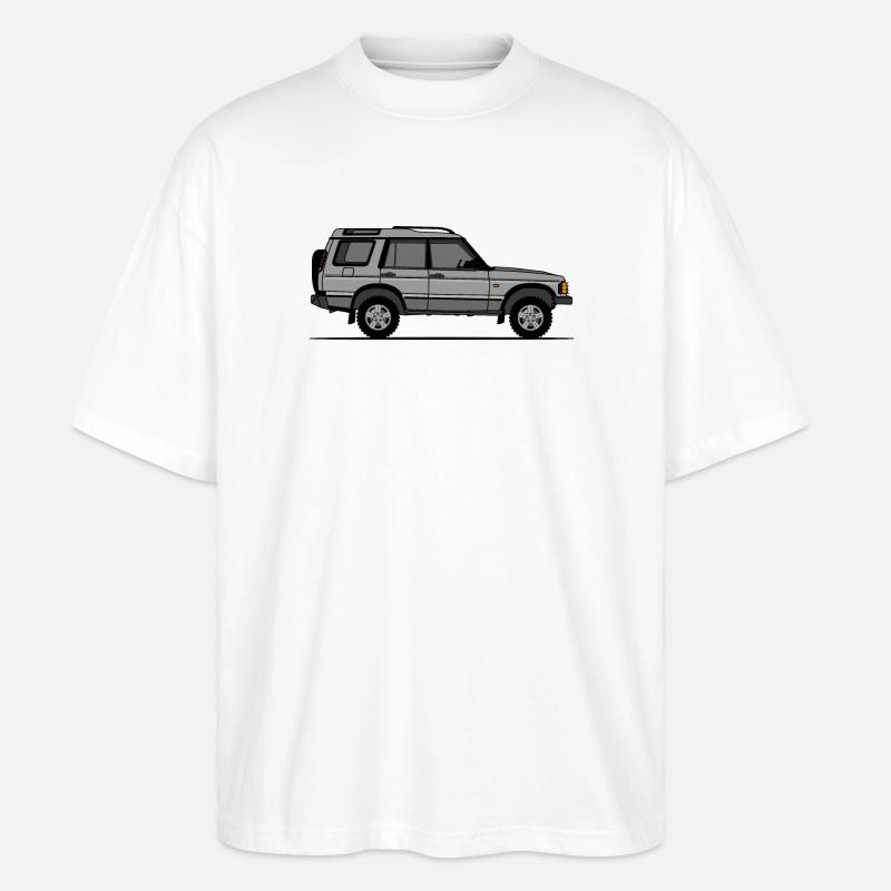 Entdeckung 2 Silber - Stanley/Stella Oversized Unisex Bio T-Shirt Blaster 2.0 - Weiß
