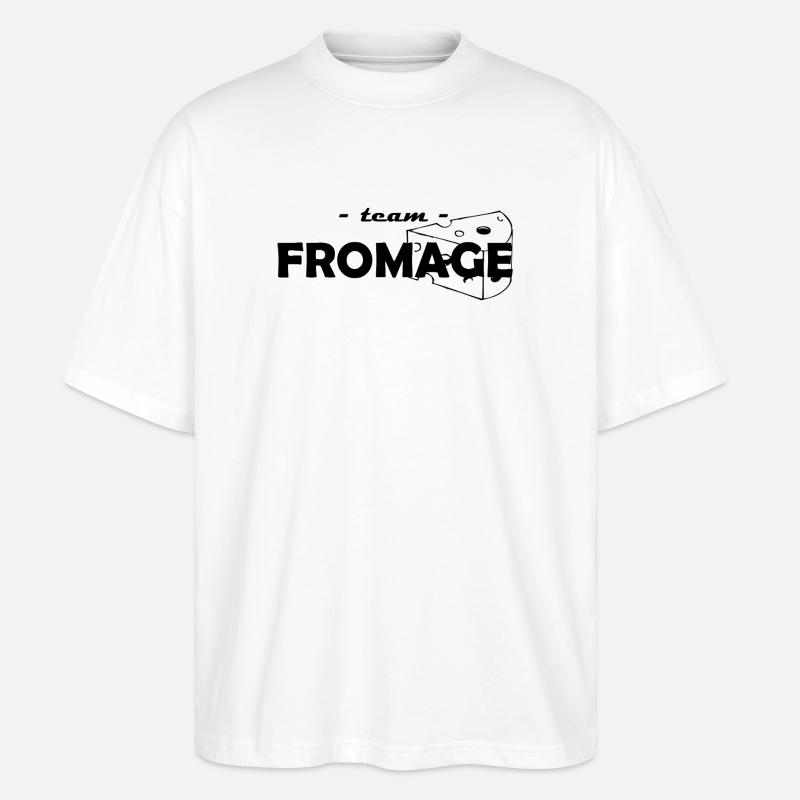 team fromage - T-shirt bio Blaster 2.0 coupe oversize Stanley/Stella Unisexe - blanc