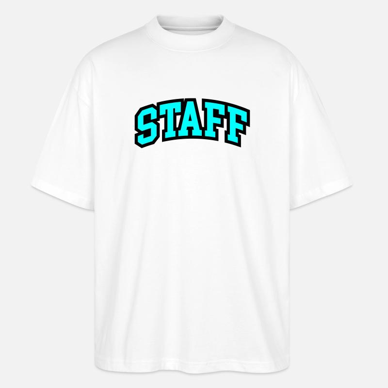 Ansattbrev - Stanley/Stella Blaster 2.0 Økologisk Oversized Unisex T-skjorte - hvit