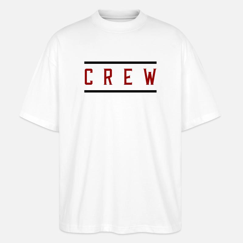 équipage - T-shirt bio Blaster 2.0 coupe oversize Stanley/Stella Unisexe - blanc