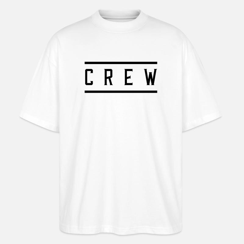 équipage - T-shirt bio Blaster 2.0 coupe oversize Stanley/Stella Unisexe - blanc