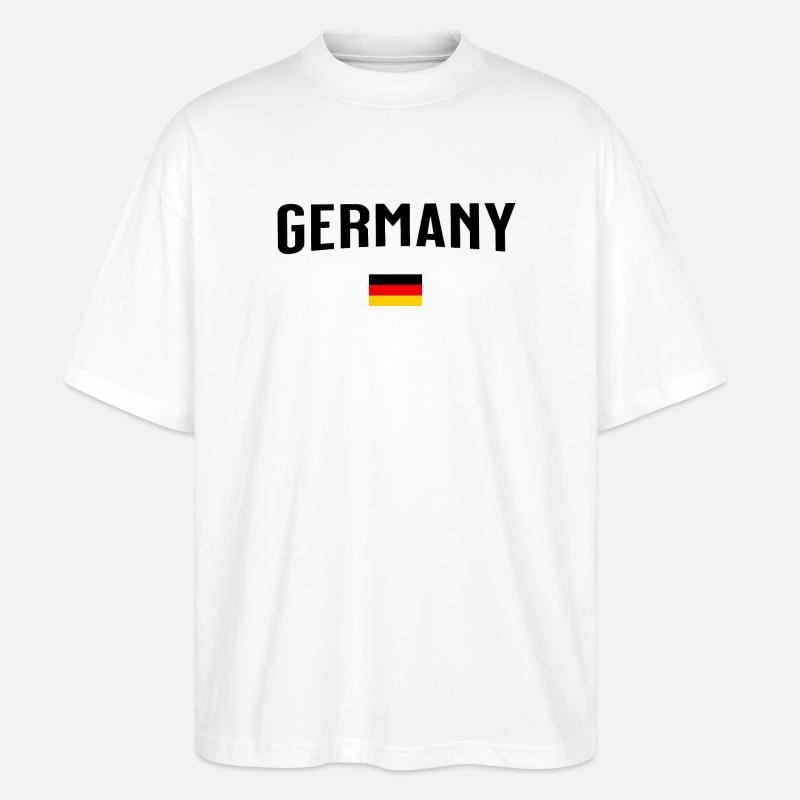 Germany - Stanley/Stella Oversized Unisex Organic T-shirt Blaster 2.0 - white