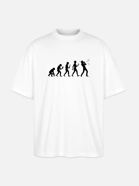 Instrument Harmonica Evolution Harmonica - Stanley/Stella Oversized Unisex Organic T-shirt Blaster 2.0 - white