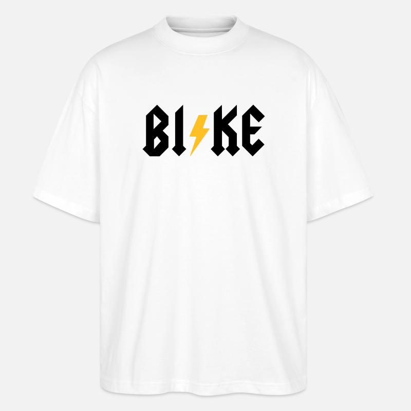 BI!KE - Stanley/Stella Oversized Unisex Bio T-Shirt Blaster 2.0 - Weiß