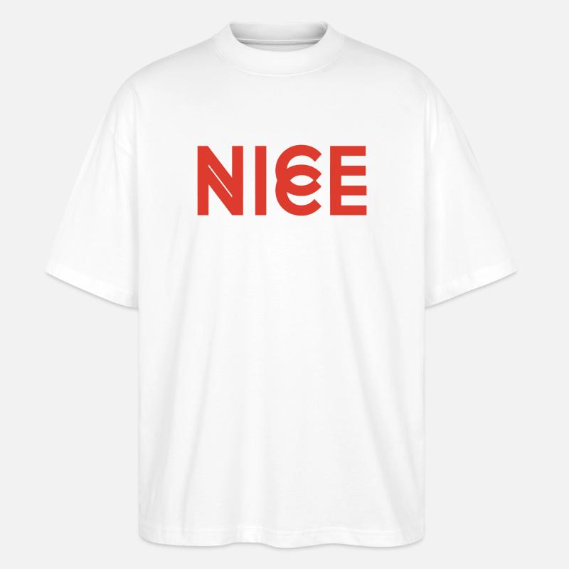 Nice Nice - T-shirt bio Blaster 2.0 coupe oversize Stanley/Stella Unisexe - blanc