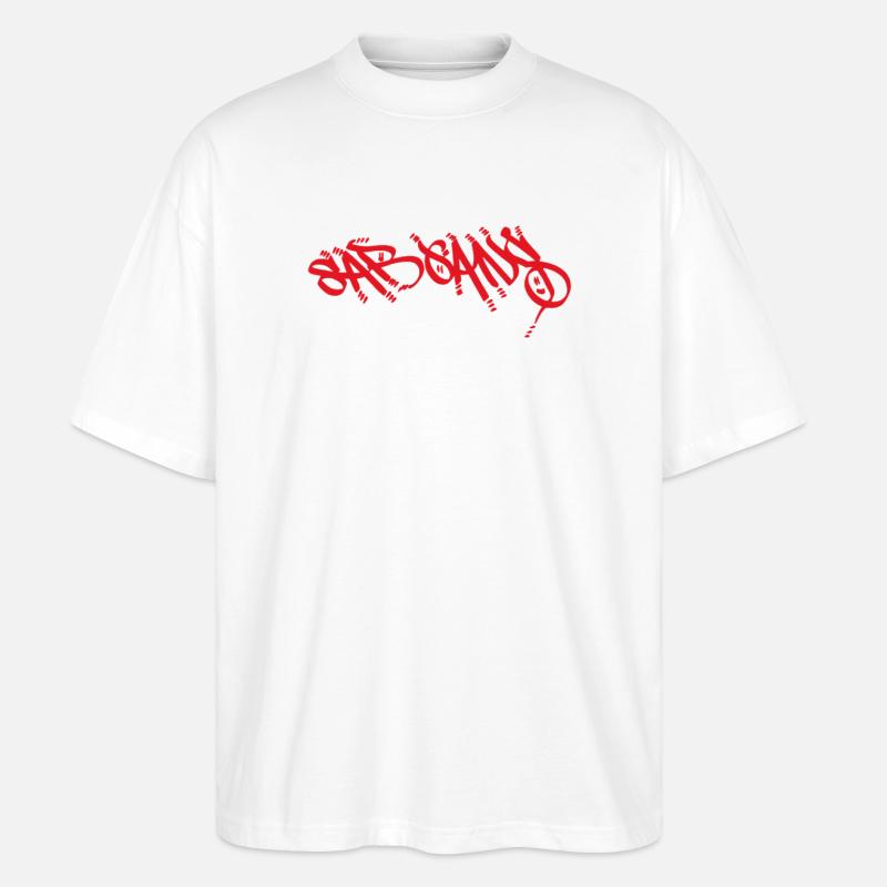 Sargans Pullovoer - Stanley/Stella Oversized Unisex Bio T-Shirt Blaster 2.0 - Weiß