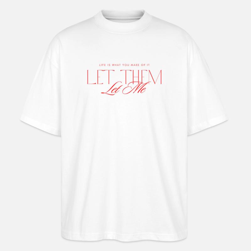 Let Them Mindset - T-shirt bio Blaster 2.0 coupe oversize Stanley/Stella Unisexe - blanc