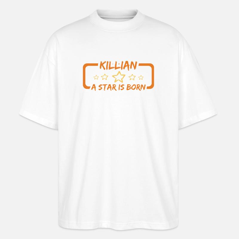 Killian: A Star Is Born - Stanley/Stella Oversized Unisex Bio T-Shirt Blaster 2.0 - Weiß