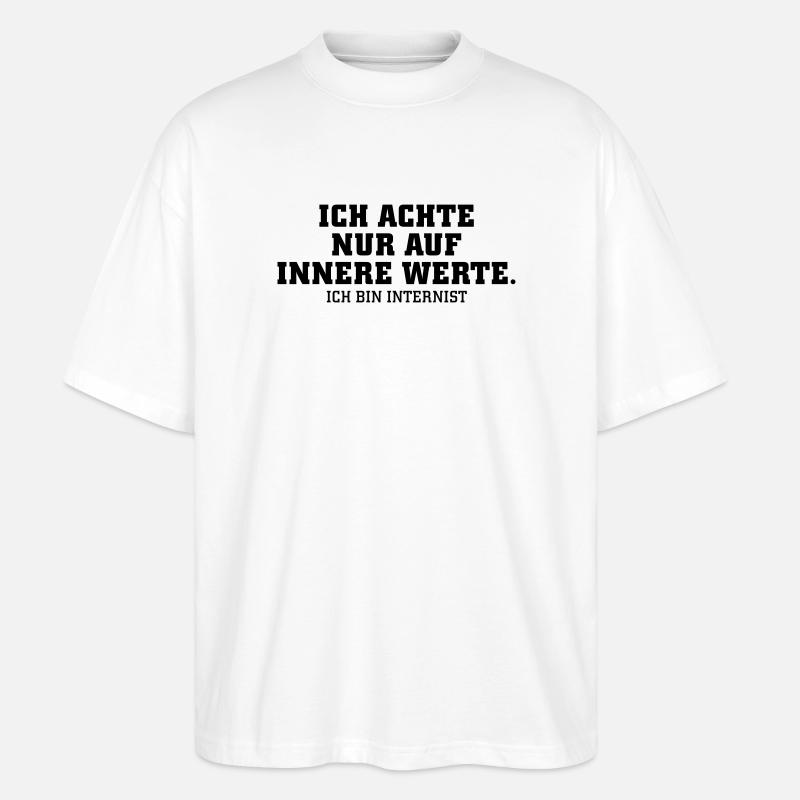 Internist - Stanley/Stella Oversized Unisex Bio T-Shirt Blaster 2.0 - Weiß