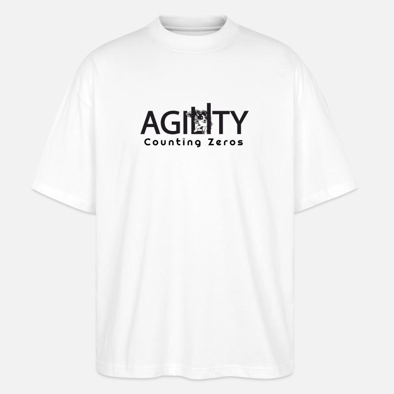 Nullen werden berechnet - Stanley/Stella Oversized Unisex Bio T-Shirt Blaster 2.0 - Weiß