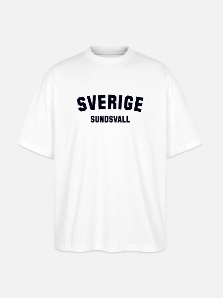 SUNDSVALL, Suède, Suède - T-shirt bio Blaster 2.0 coupe oversize Stanley/Stella Unisexe - blanc