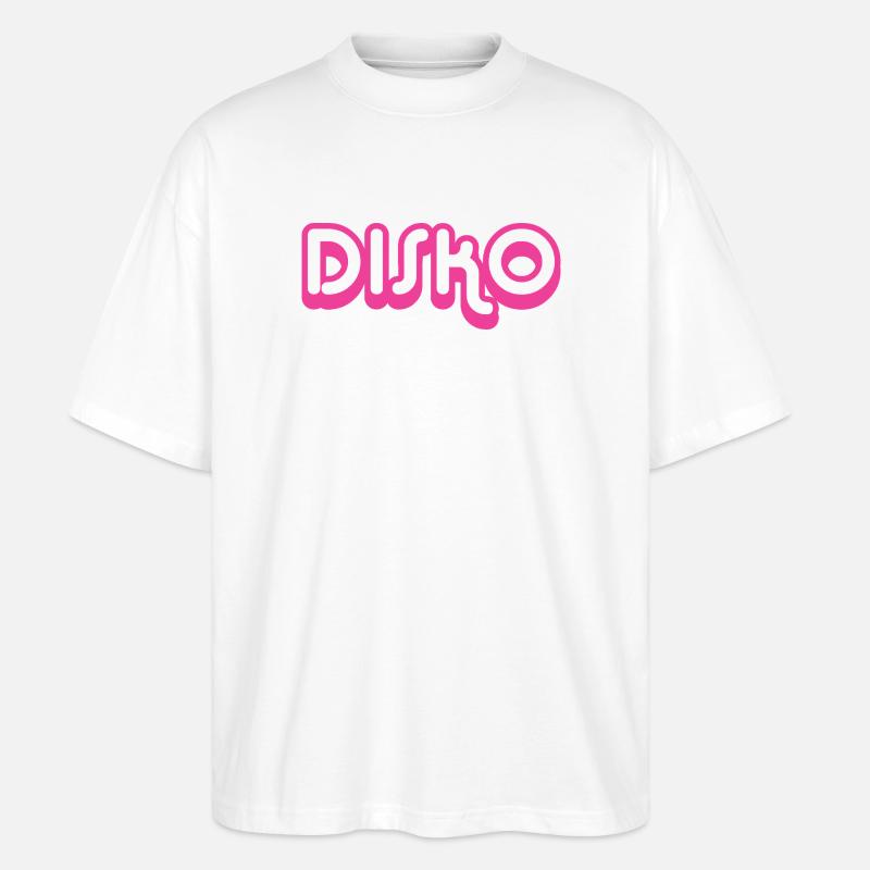 DISCO Nicki - Stanley/Stella Oversized Unisex Organic T-shirt Blaster 2.0 - white