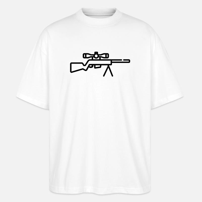 sniper - Stanley/Stella Oversized Unisex Organic T-shirt Blaster 2.0 - white