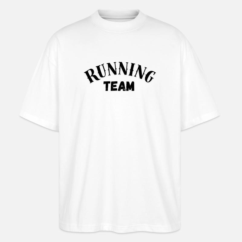 Running Team - Stanley/Stella Oversized Unisex Bio T-Shirt Blaster 2.0 - Weiß