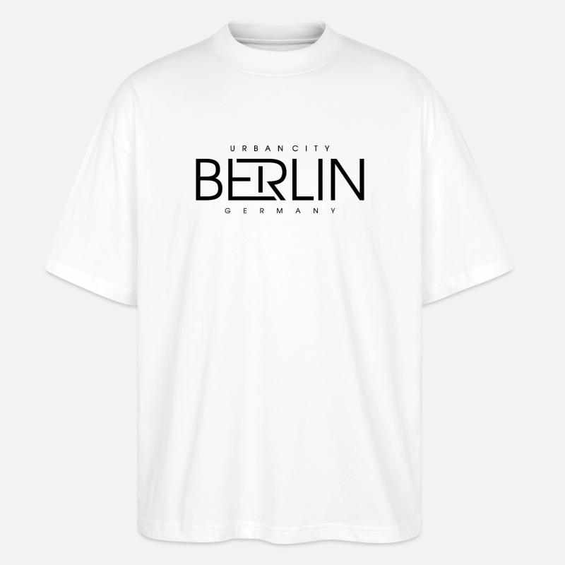 Berlin, Deutschland - Stanley/Stella Oversized Unisex Bio T-Shirt Blaster 2.0 - Weiß