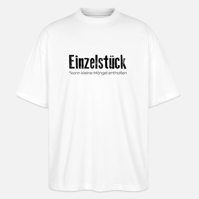 Single piece: may contain small defects - Stanley/Stella Oversized Unisex Organic T-shirt Blaster 2.0 - white