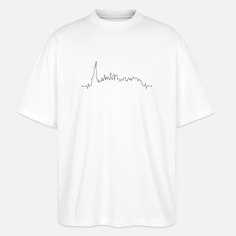 design_missing_request - Stanley/Stella Oversized Unisex Bio T-Shirt Blaster 2.0 - Weiß