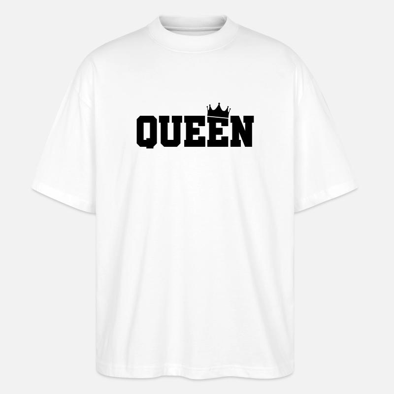 queen - Stanley/Stella Oversized Unisex Bio T-Shirt Blaster 2.0 - Weiß
