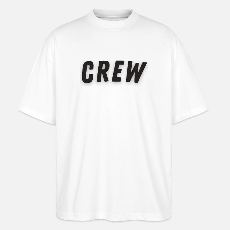 Abenteuer Crew Design - Stanley/Stella Oversized Unisex Bio T-Shirt Blaster 2.0 - Weiß