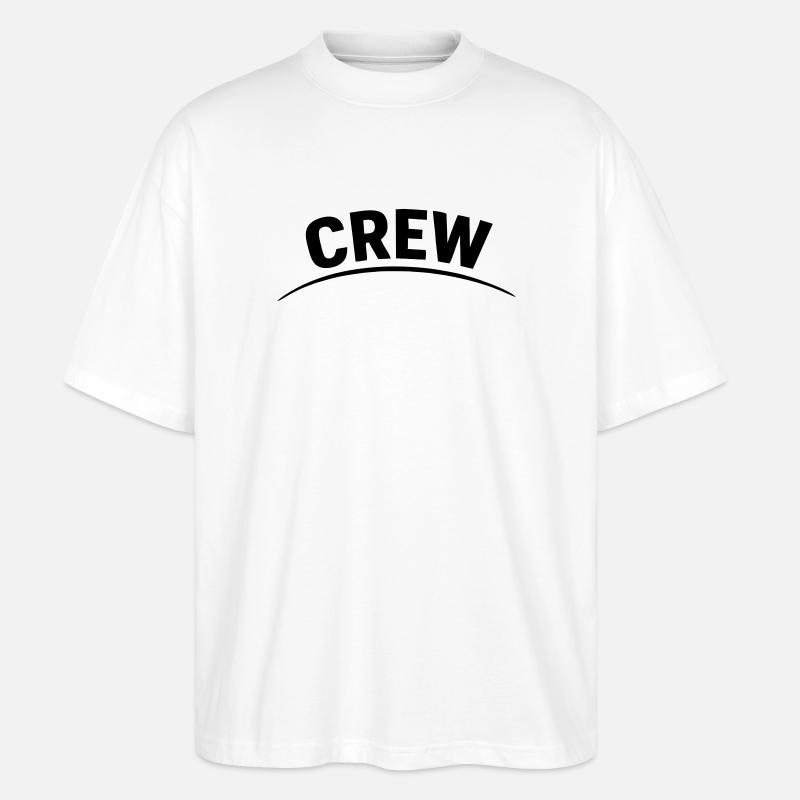Crew - Stanley/Stella Oversized Unisex Bio T-Shirt Blaster 2.0 - Weiß