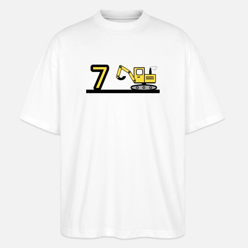 Bagger - Stanley/Stella Oversized Unisex Bio T-Shirt Blaster 2.0 - Weiß