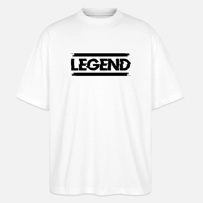 LEGEND - Stanley/Stella Oversized Unisex Bio T-Shirt Blaster 2.0 - Weiß