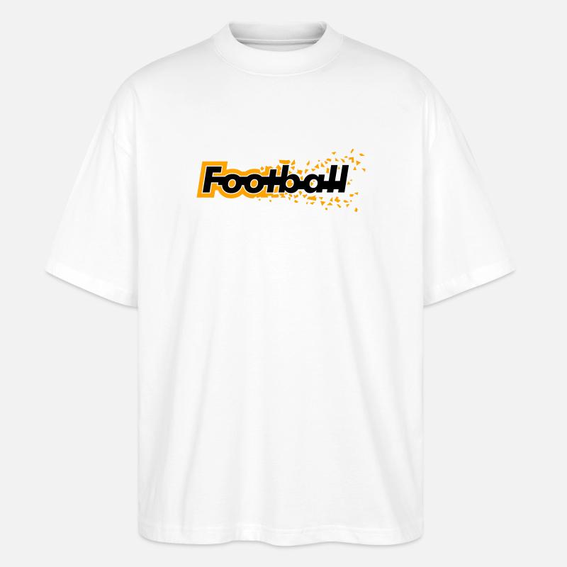 Fußball - Stanley/Stella Oversized Unisex Bio T-Shirt Blaster 2.0 - Weiß