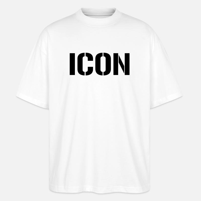 Icon - Stanley/Stella Oversized Unisex Bio T-Shirt Blaster 2.0 - Weiß