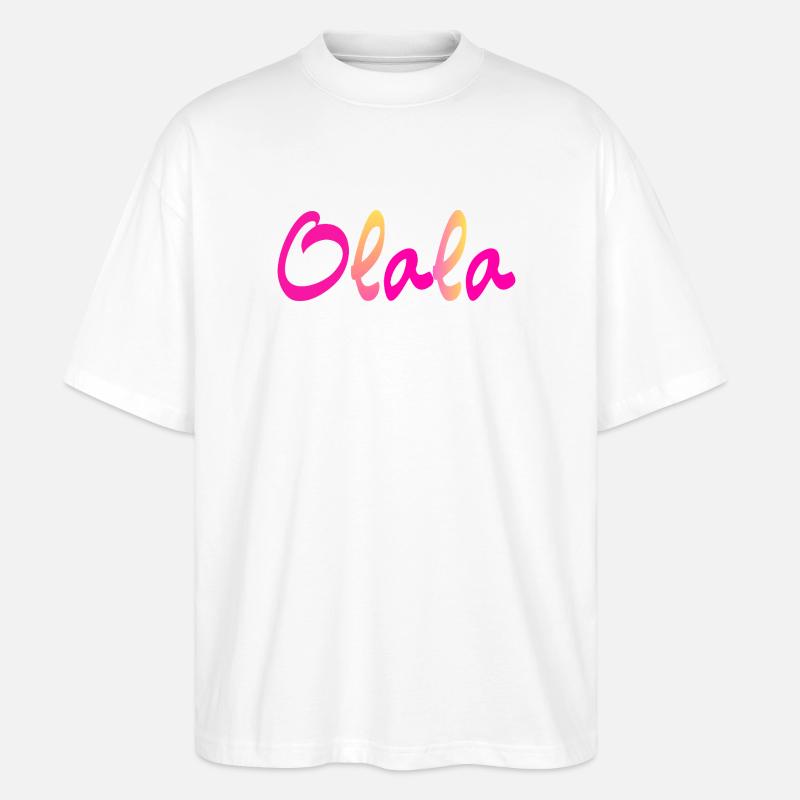 Olala - T-shirt bio Blaster 2.0 coupe oversize Stanley/Stella Unisexe - blanc