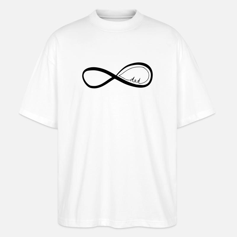 dad - Stanley/Stella Oversized Unisex Bio T-Shirt Blaster 2.0 - Weiß