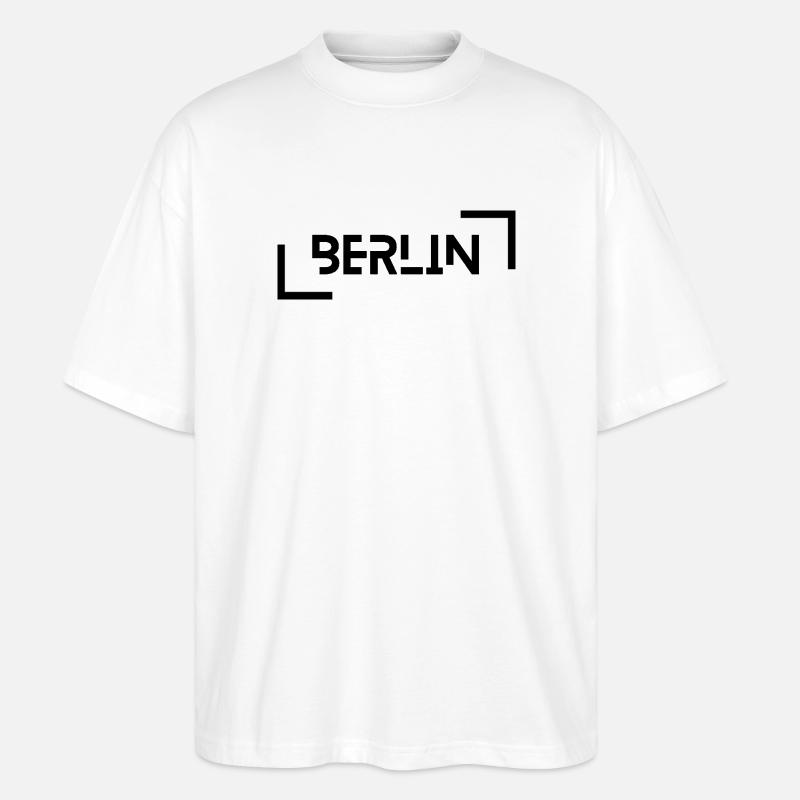 Berlin - Stanley/Stella Oversized Unisex Bio T-Shirt Blaster 2.0 - Weiß