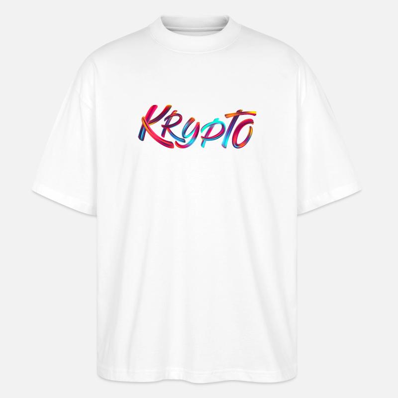 Krypto / Crypto - T-shirt bio Blaster 2.0 coupe oversize Stanley/Stella Unisexe - blanc
