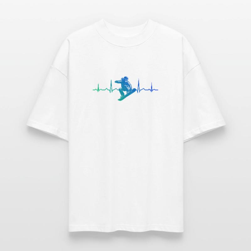 Conception compacte de snowboard pour snowboard T-shirt bio Blaster 2.0 coupe oversize Stanley/Stella Unisexe