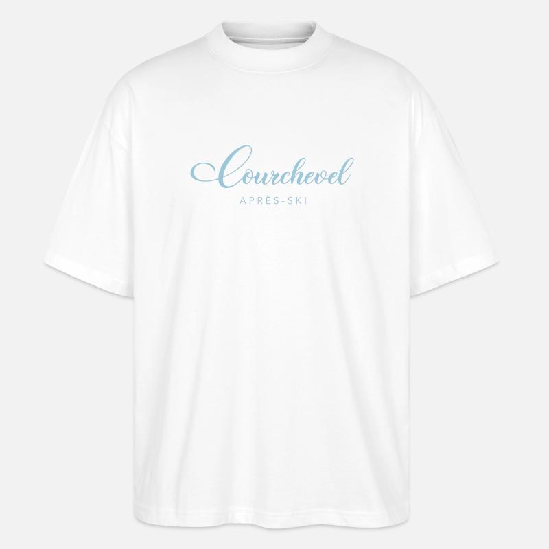 COURCHEVEL - T-shirt bio Blaster 2.0 coupe oversize Stanley/Stella Unisexe - blanc