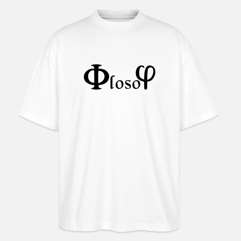 Philosophy / (phi) loso (phi) - Stanley/Stella Oversized Unisex Organic T-shirt Blaster 2.0 - white