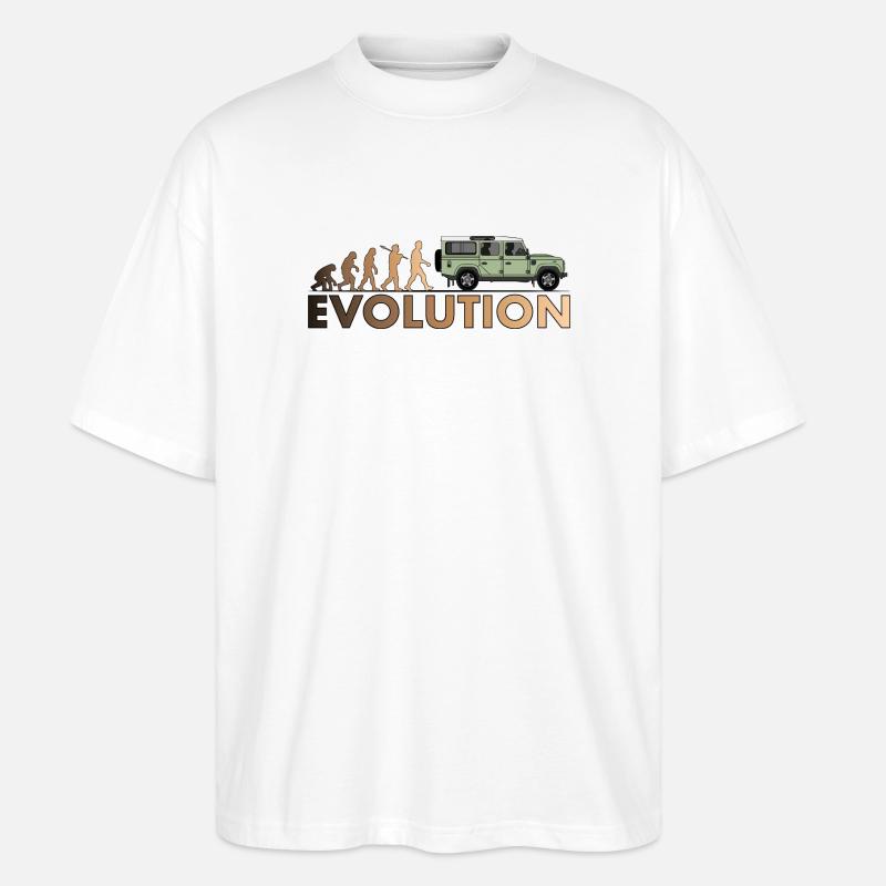 Defender 110 Evolution - Stanley/Stella Oversized Unisex Organic T-shirt Blaster 2.0 - white