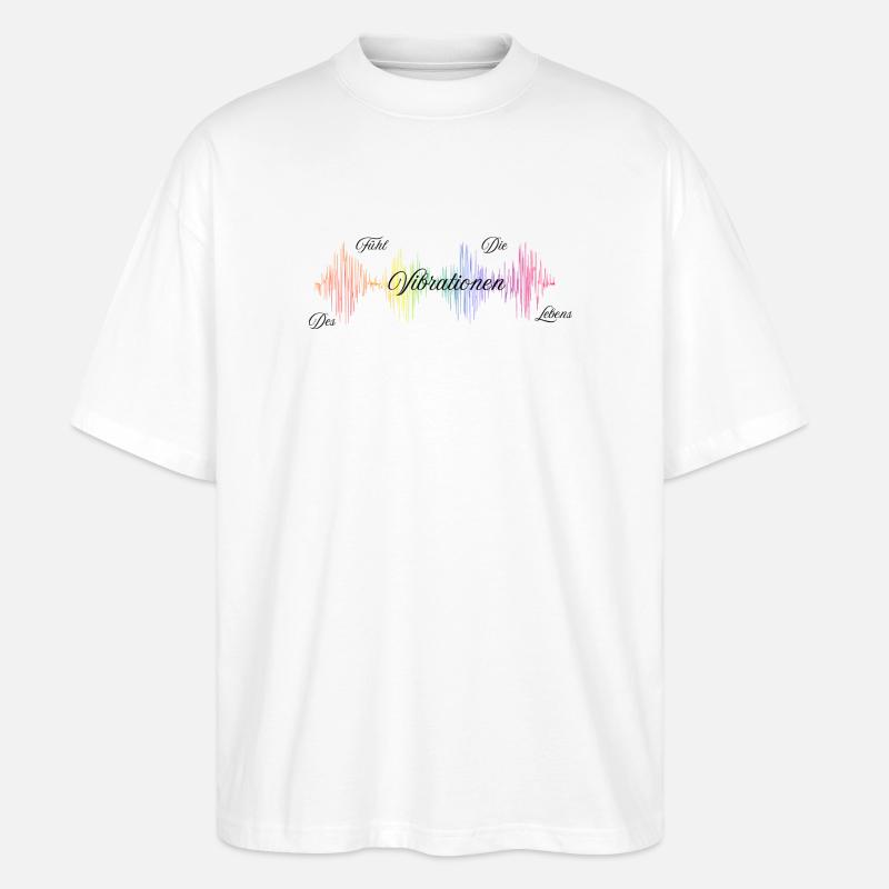 Vibration - Stanley/Stella Oversized Unisex Bio T-Shirt Blaster 2.0 - Weiß