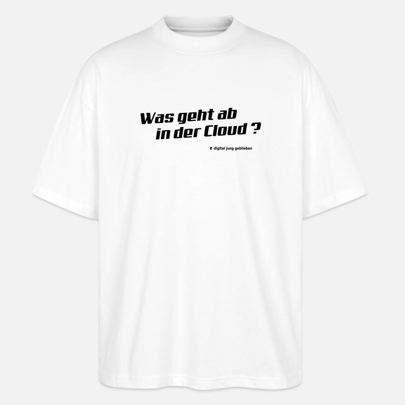 Cloud - Stanley/Stella Oversized Unisex Bio T-Shirt Blaster 2.0 - Weiß