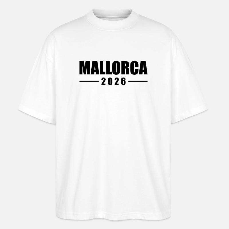 Majorque 2026 - T-shirt bio Blaster 2.0 coupe oversize Stanley/Stella Unisexe - blanc