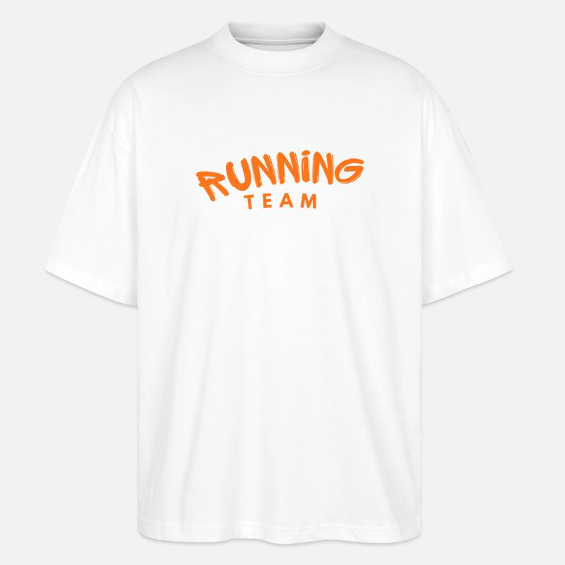Équipe de course - T-shirt bio Blaster 2.0 coupe oversize Stanley/Stella Unisexe - blanc